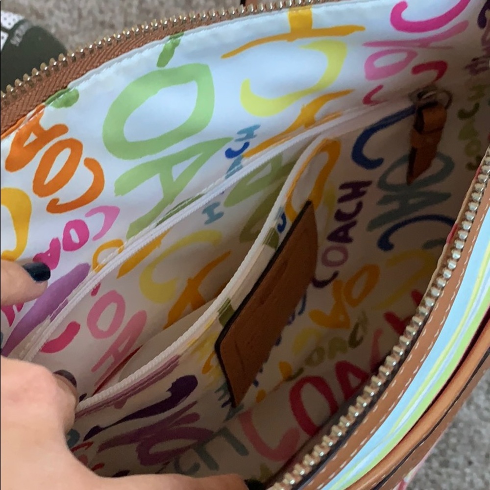 Colorful Coach purse - Picture 7 of 13